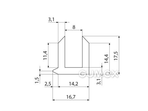 SILIKONPROFILE U-FORM